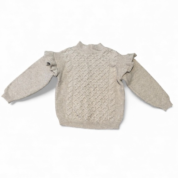 Old Navy Other - Old Navy Oatmeal Toddler Mock Neck Knit Sweater